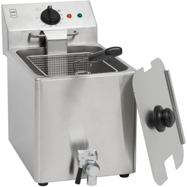 Metro Professional GDF3008 – Freidora de Acero Inoxidable 8L, 3250W, con Grifo