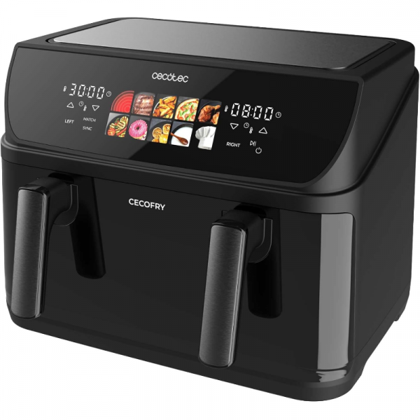 Cecotec Cecofry&Grill Duoheat – Freidora de Aire 10L, 2800W